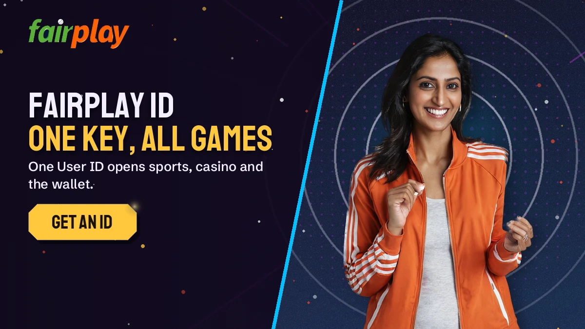 FairPlay ID banner: get a new FairPlay ID by mobile OTP or on WhatsApp