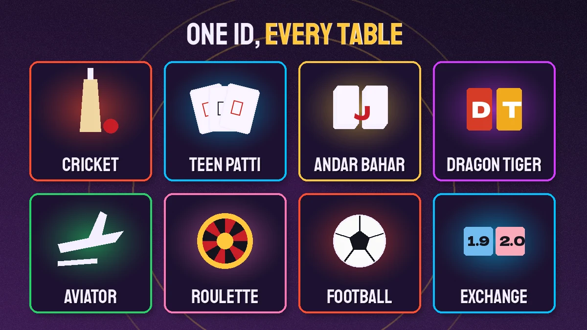 FairPlay casino games lobby with Teen Patti, Andar Bahar, Dragon Tiger and Aviator